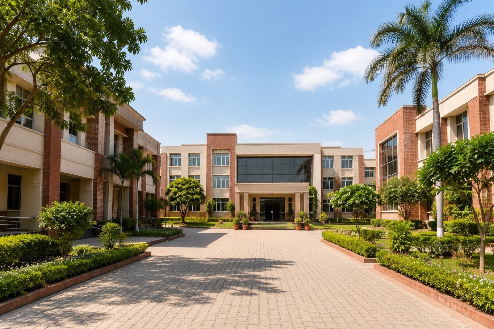The central courtyard of the DCE Patiala campus